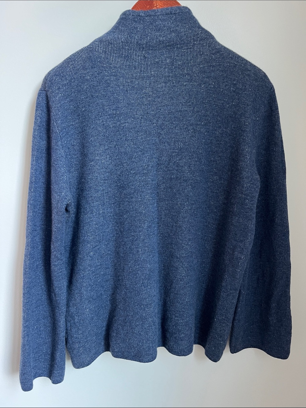 Vince | Wool Cashmere Blue Heathered Crewneck Pullover Sweater #V576878158 Sz M - Picture 5 of 16